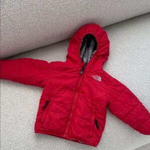 The North Face Cherry Red Quilted Jacket